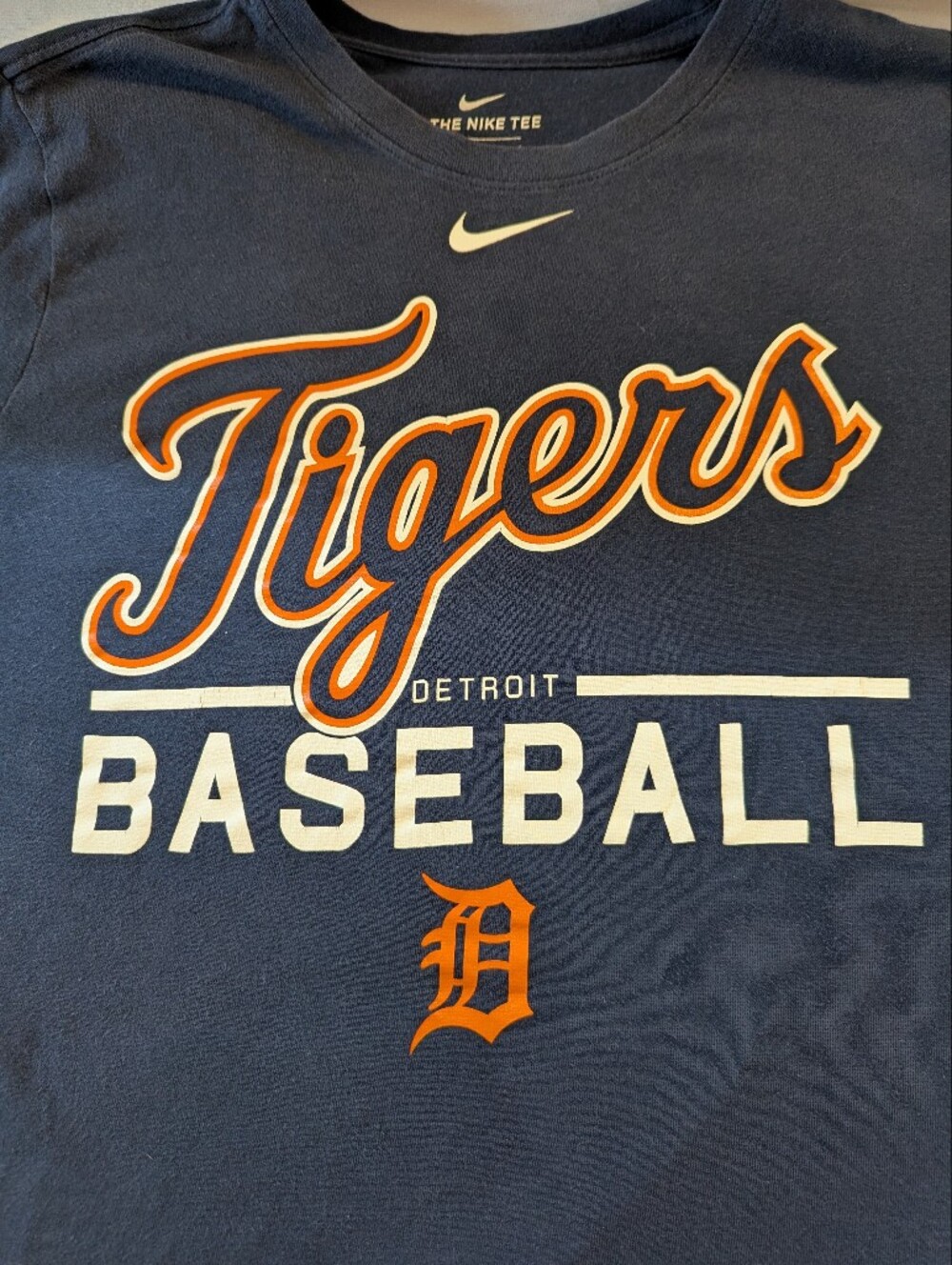 Men's Nike Athletic/Dry Fit Detroit Tigers T Shirt Size Large
